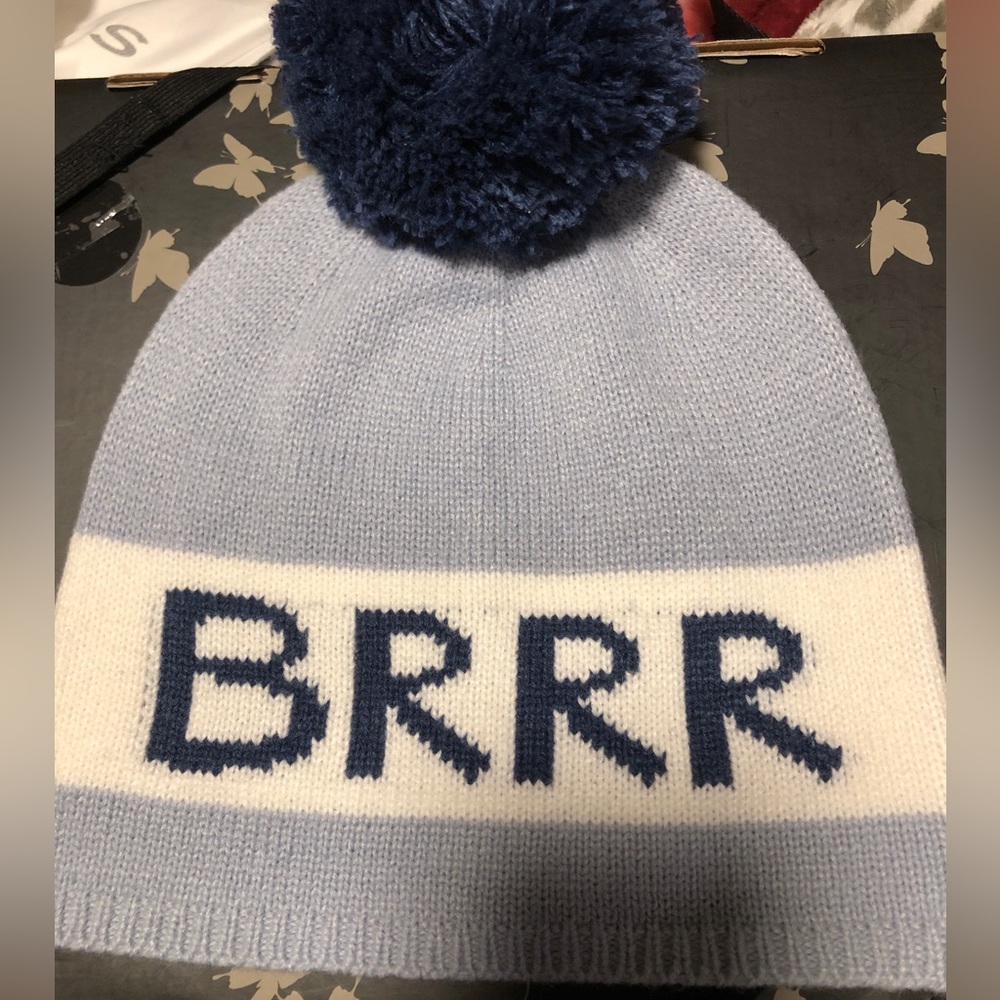 Kate Spade “BRRR” beanie